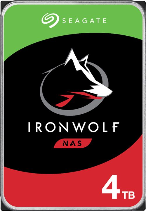 Disque dur interne Seagate Ironwolf ST4000VNA06 4 To Argent