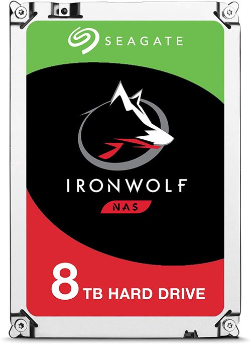 Disque dur interne Seagate IronWolf ST8000VNA04 8 To Argent